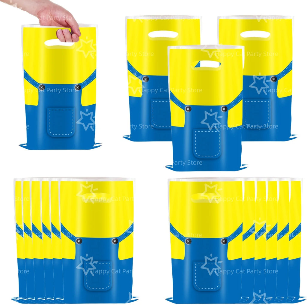 M-Miniones Cadeautasjes Verjaardagsparty Decoratie Bananenman Party snoepzakjes Buitzakjes Verpakking Gele Man Party Favoren Benodigdheden