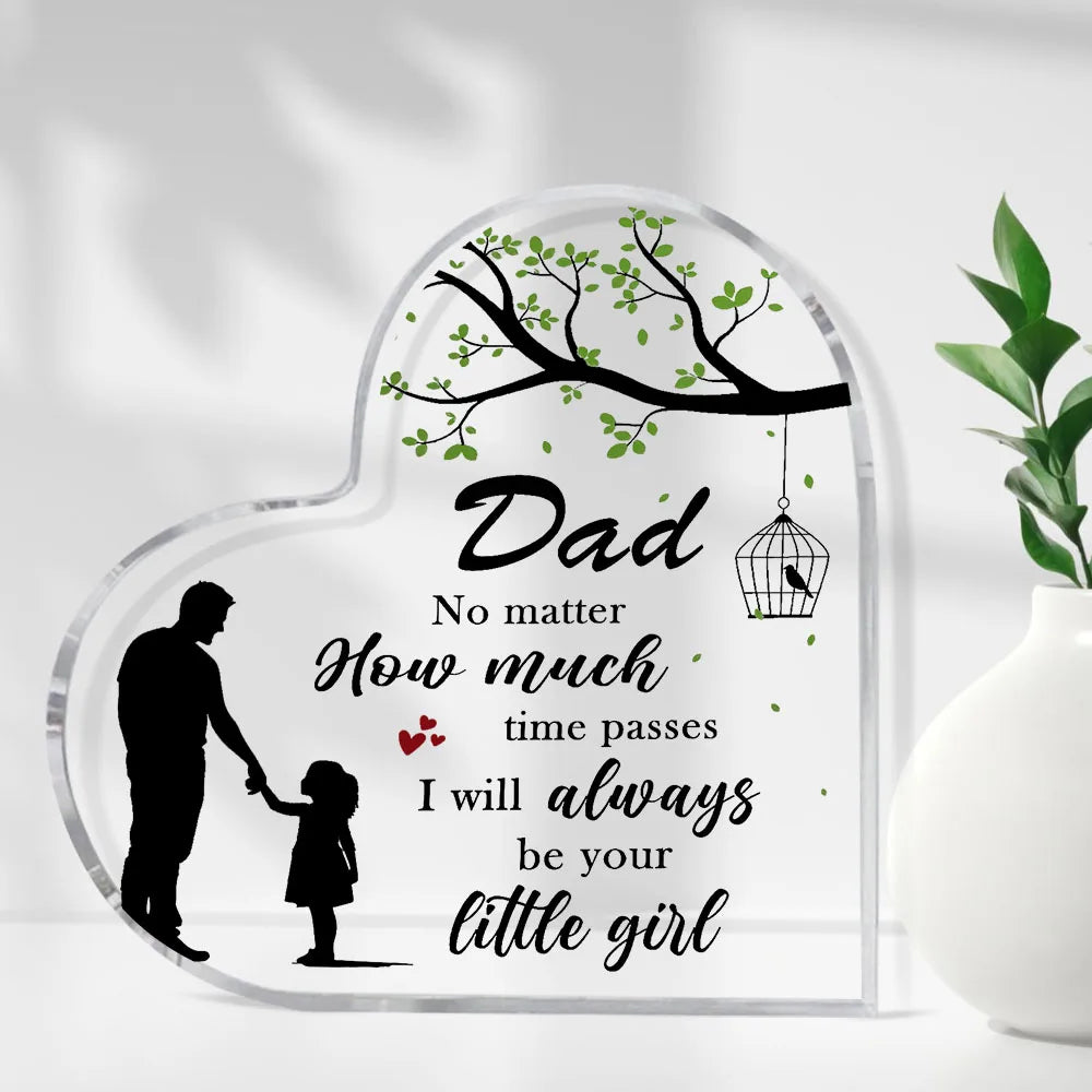 Papa geschenken van dochter acryl plaque vaders papa cadeau voor papa papa verjaardagscadeaus kerst papa geschenken, festival, Halloween decor