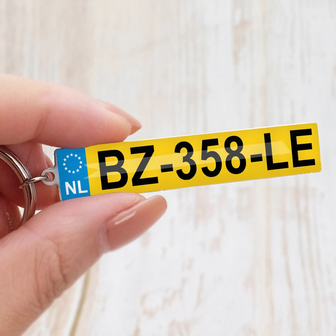 Aangepaste sleutelhangers aangepaste nummerplaat sleutelhanger gepersonaliseerde auto nummerplaat sleutelhanger foto sleutelhanger cadeau voor hem nieuwe chauffeurs