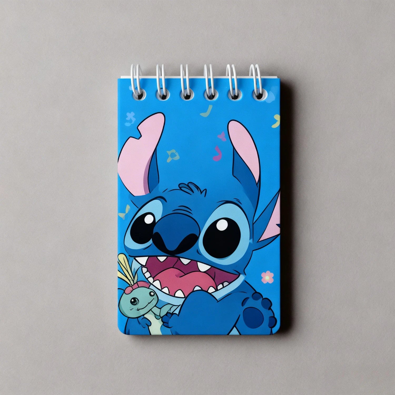 12pcs Stitch and Angel Children's Notebook and Ballpoint Pen Stationery Set, Spiral Notebook, Notepad, Birthday Gift