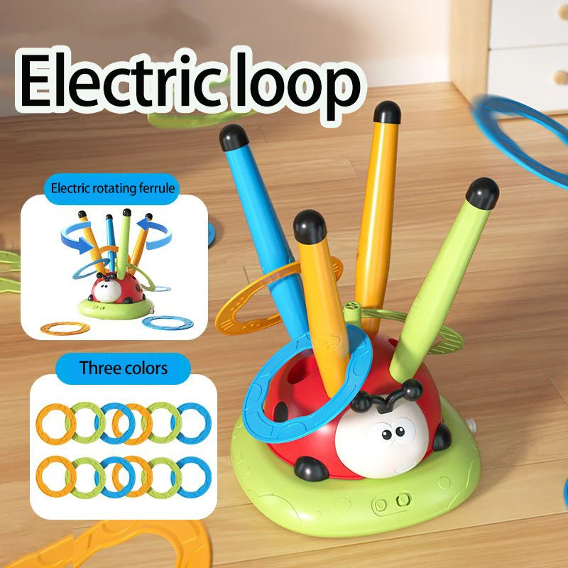 Lieveheersbeestje Sport Entertainment Spel Speelgoed Multifunctionele touwtjespringen Machine Beentje Sprong Raketwerper Outdoor Educatief