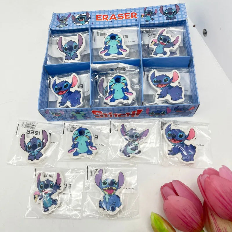 Stitch Cute Eraser New Disney Kids Back To School Erasers Student Wrote Wrong Words Stationery Kawaii Accessory Children Gift