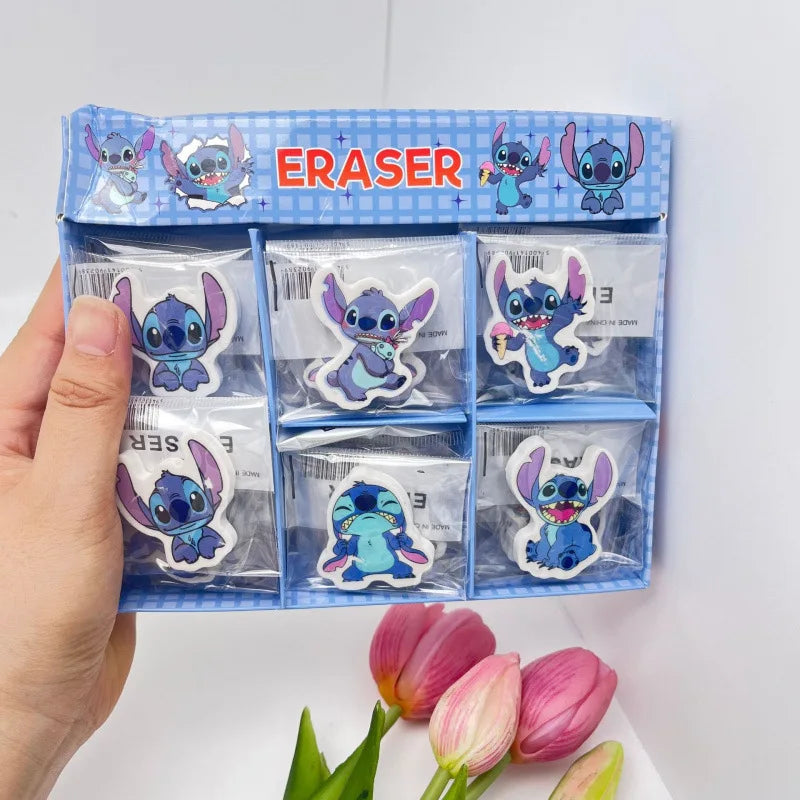 Stitch Cute Eraser New Disney Kids Back To School Erasers Student Wrote Wrong Words Stationery Kawaii Accessory Children Gift