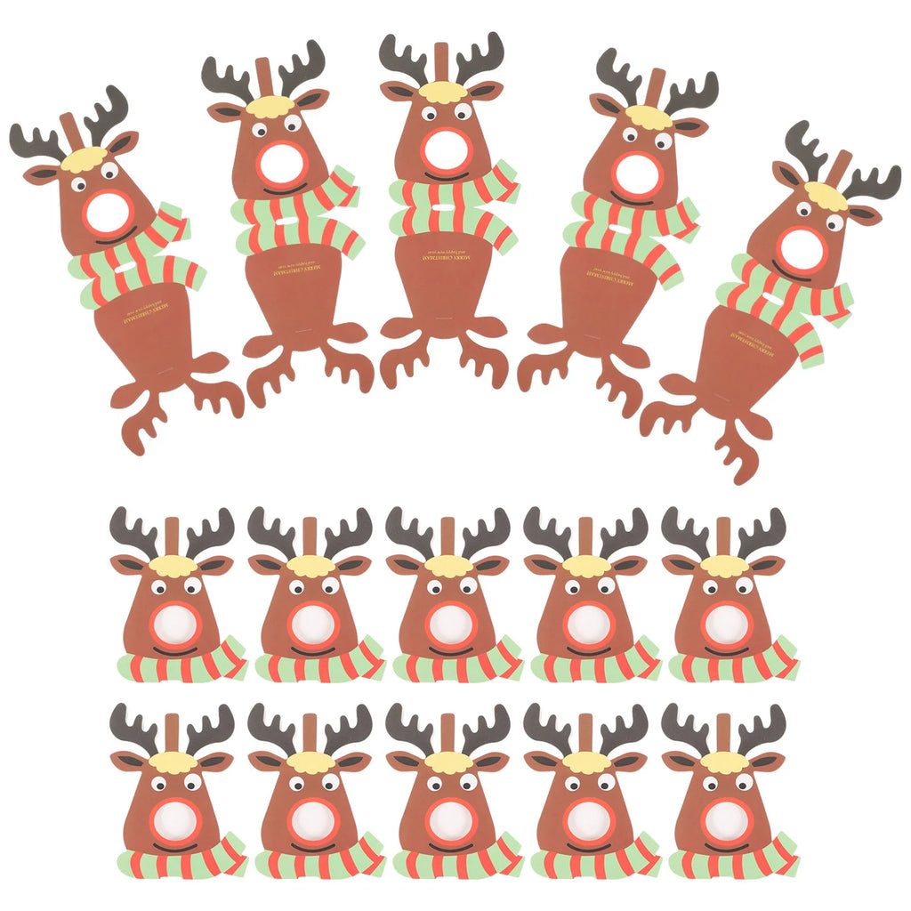 25-delige kerstlolly's snoep feestartikelen rendieren houder kerstversiering