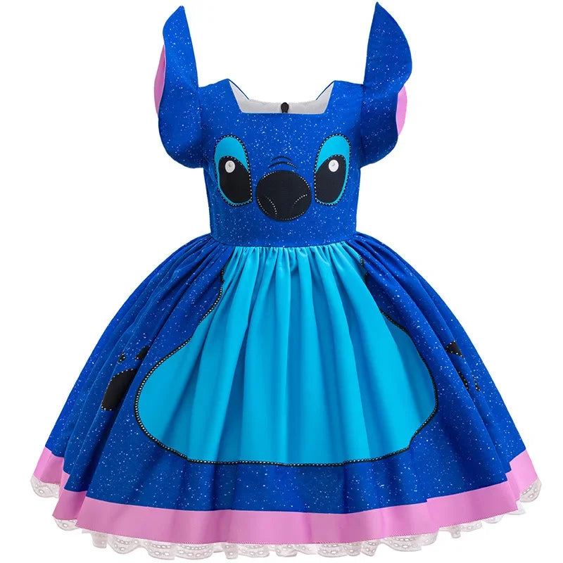 Disney 2025 Lilo & Stitch film geïnspireerd rollenspel kostuum Stitch Dress Ohana 626, experiment prinses japon Halloween meisjes cosplay