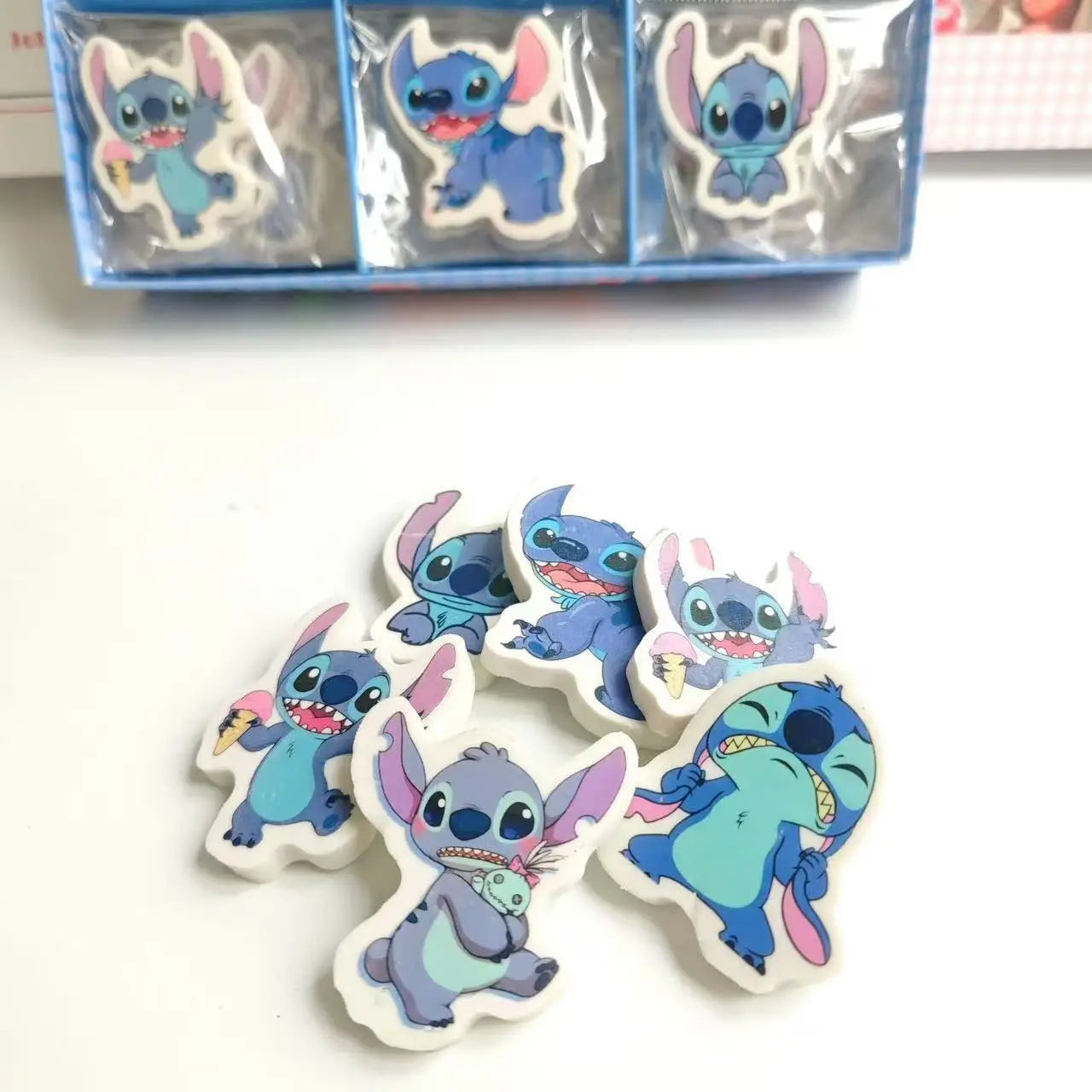 Stitch Cute Eraser New Disney Kids Back To School Erasers Student Wrote Wrong Words Stationery Kawaii Accessory Children Gift