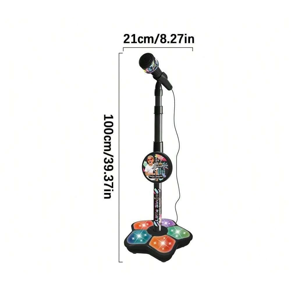 Microfoonstandaard voor kinderen, draagbare karaoke-elektronica voor kinderen, duurzame party-karaoke-microfoonstandaard, karaoke-machine voor kinderen