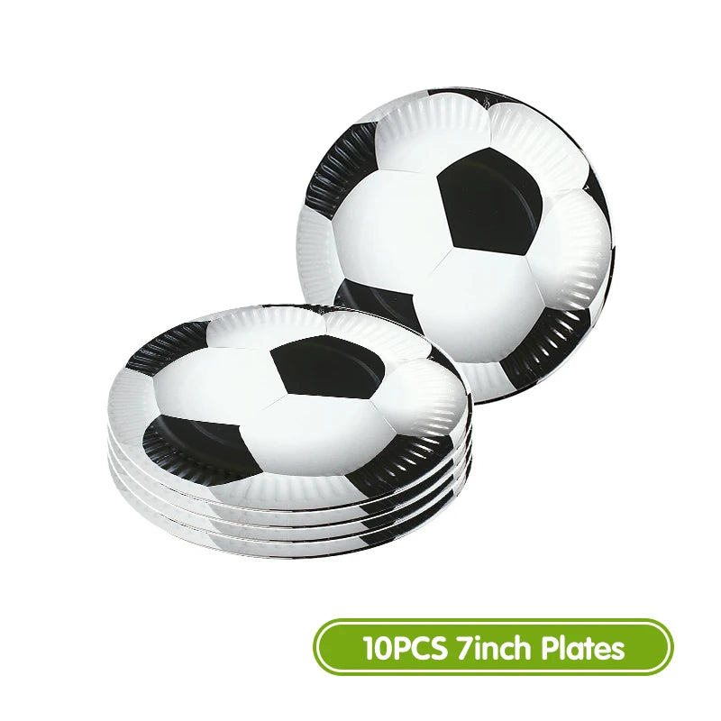 Voetbal Verjaardag Decoraties Voetbal Verjaardag Jongen Tafelkleed Achtergrond Feestartikelen Ballonnen Set Feestartikelen Kinderverjaardag