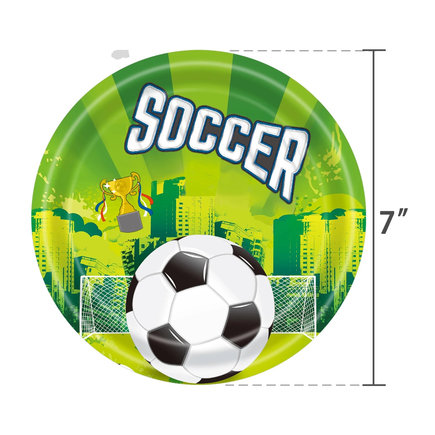 Voetbal Thema Verjaardagsfeestje Decoratie Servies Set Ballon Kit Voetbal Party Jongen Meisje kind Gunsten Banner Achtergrond Cup Plaat