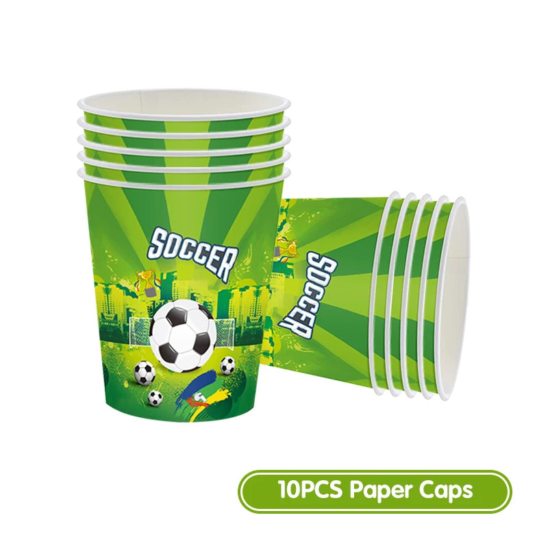 Voetbal Verjaardag Decoraties Voetbal Verjaardag Jongen Tafelkleed Achtergrond Feestartikelen Ballonnen Set Feestartikelen Kinderverjaardag