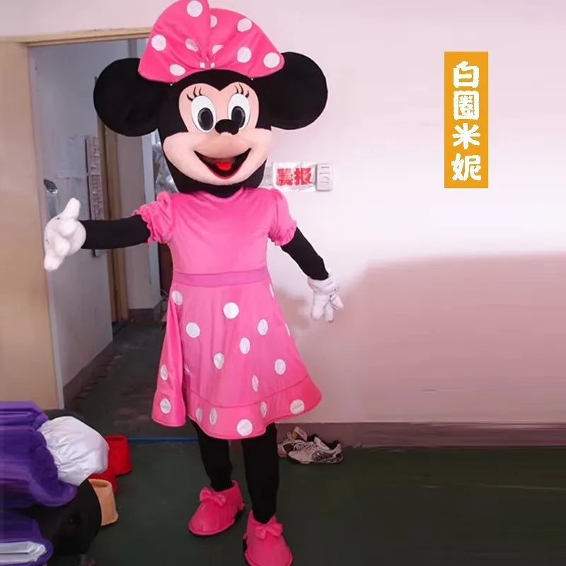 2026 Hoge kwaliteit roze Lilo & Stitch stripfiguur mascottekostuum Disney reclame fancy dress dier carnaval