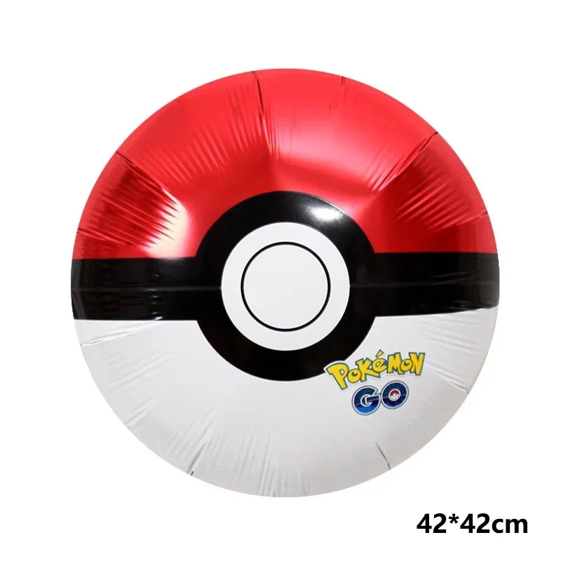 Pokemon balloon Pikachu Squirtle Bulbasaur Pikachu Human figure Aluminum balloon Decoration Supplies Kids Birthday Party Gift