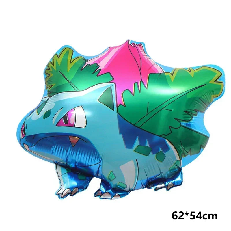 Pokemon balloon Pikachu Squirtle Bulbasaur Pikachu Human figure Aluminum balloon Decoration Supplies Kids Birthday Party Gift