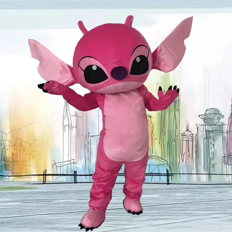 Disney Blue Stitch Lilo Mascotte Cosplay Kostuum Cartoon Hot Karakter Fancy Dress Verjaardag Carnaval Party Prestaties Props