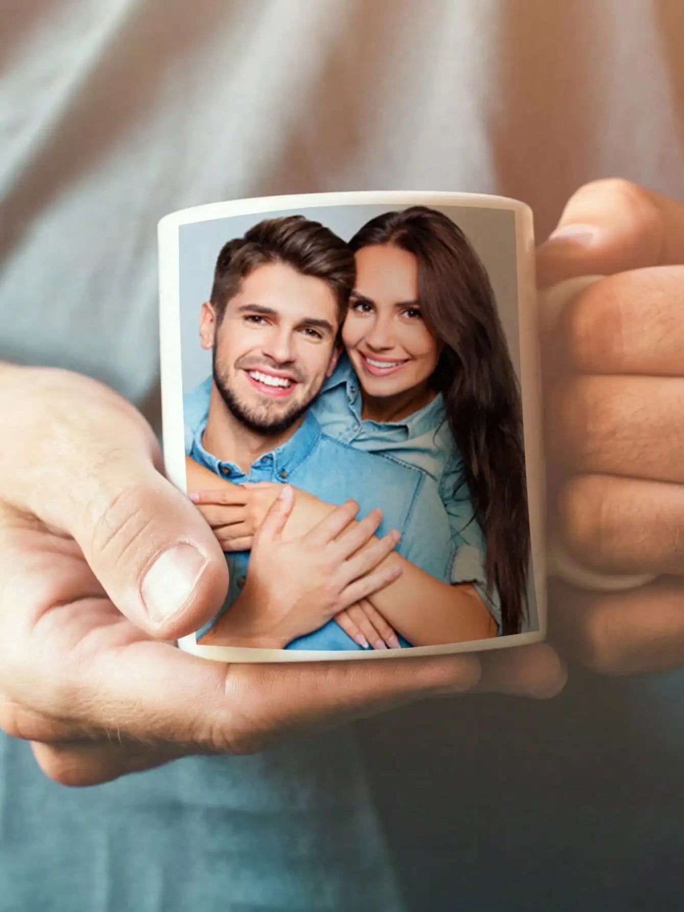 1pc aangepaste fotomok gepersonaliseerde koffiemok met foto uniek cadeau voor jubileum Valentijnsdag Housewarming Moederdag