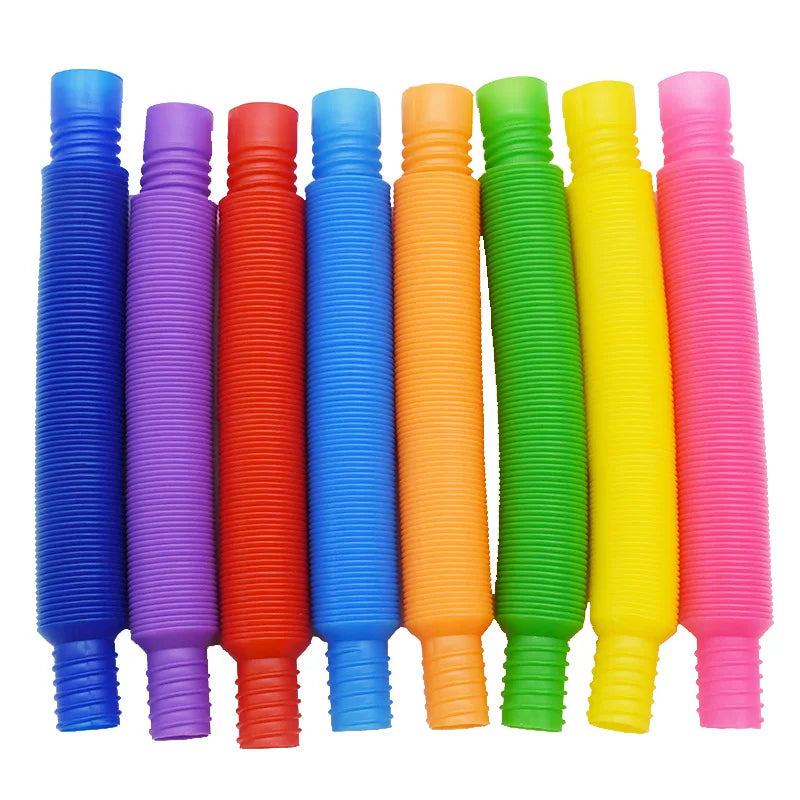 8Pack Grote Pop Tubes Fidget Speelgoed Zintuiglijk Speelgoed voor Stress Angst Relief voor Kinderen Volwassenen Leren Speelgoed Peuters Stretch Tube