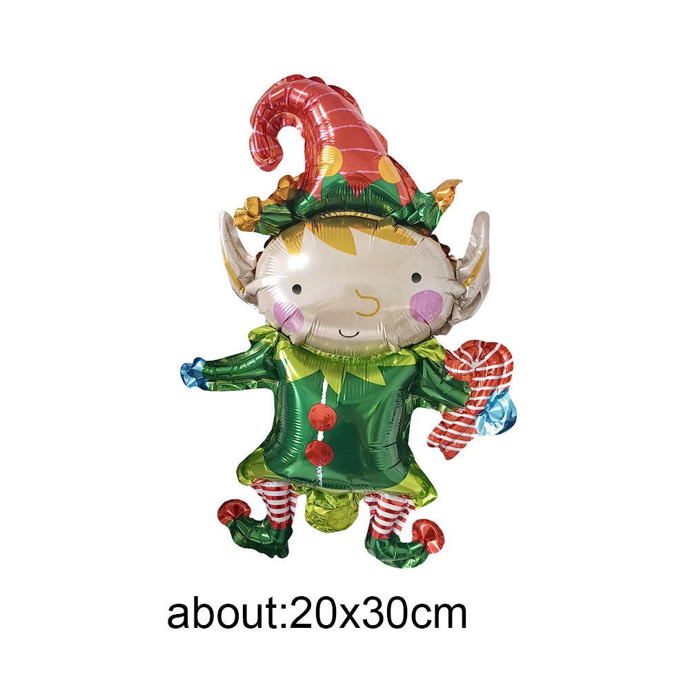 Merry Christmas Banner and Ceiling Hanging Swirls Christmas Garlands Santa Claus Snowman Christmas Party Banner Decorations