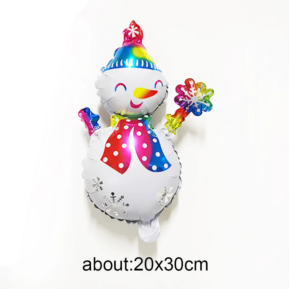 Merry Christmas Banner and Ceiling Hanging Swirls Christmas Garlands Santa Claus Snowman Christmas Party Banner Decorations