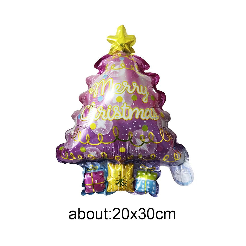 Merry Christmas Banner and Ceiling Hanging Swirls Christmas Garlands Santa Claus Snowman Christmas Party Banner Decorations