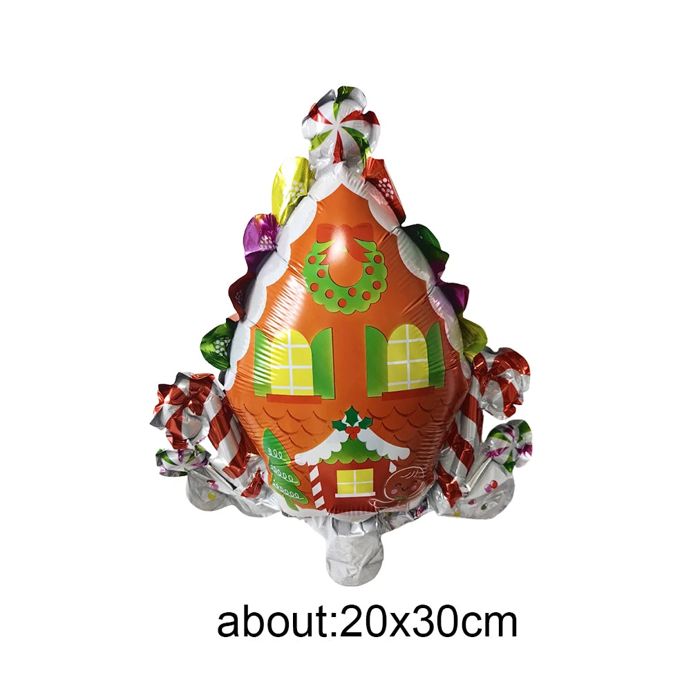 Merry Christmas Banner and Ceiling Hanging Swirls Christmas Garlands Santa Claus Snowman Christmas Party Banner Decorations