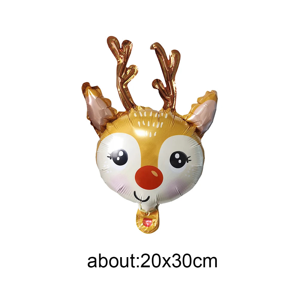 Merry Christmas Banner and Ceiling Hanging Swirls Christmas Garlands Santa Claus Snowman Christmas Party Banner Decorations