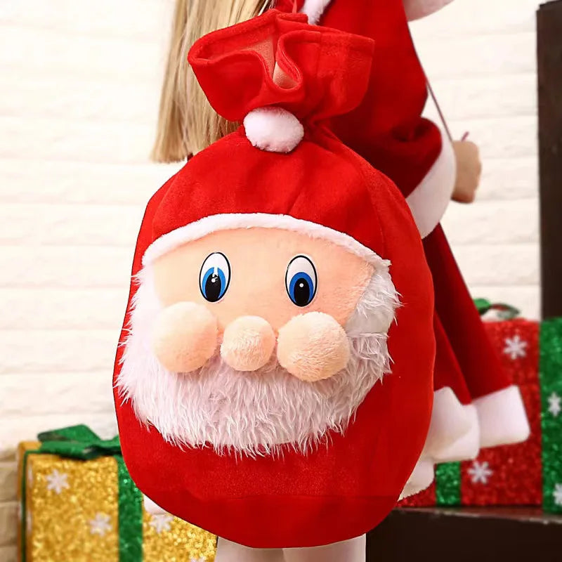 2025 Kids Girls Cosplay Christmas Tree Dress for Kids Costume With Green Hats Sleeveless Plush Ball Party Birthday Clothes 1-15Y