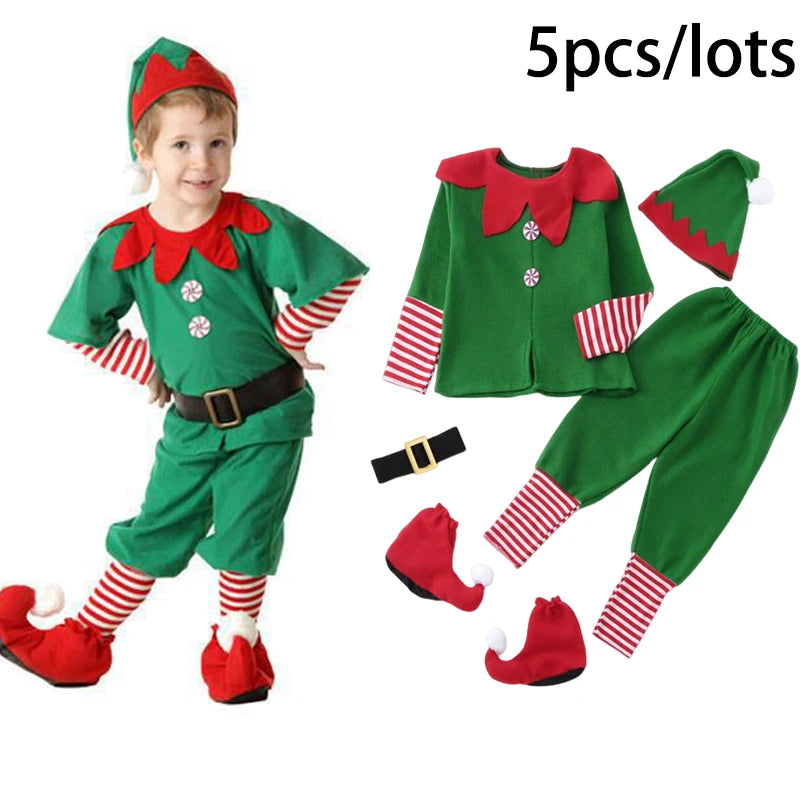 2025 Kids Girls Cosplay Christmas Tree Dress for Kids Costume With Green Hats Sleeveless Plush Ball Party Birthday Clothes 1-15Y