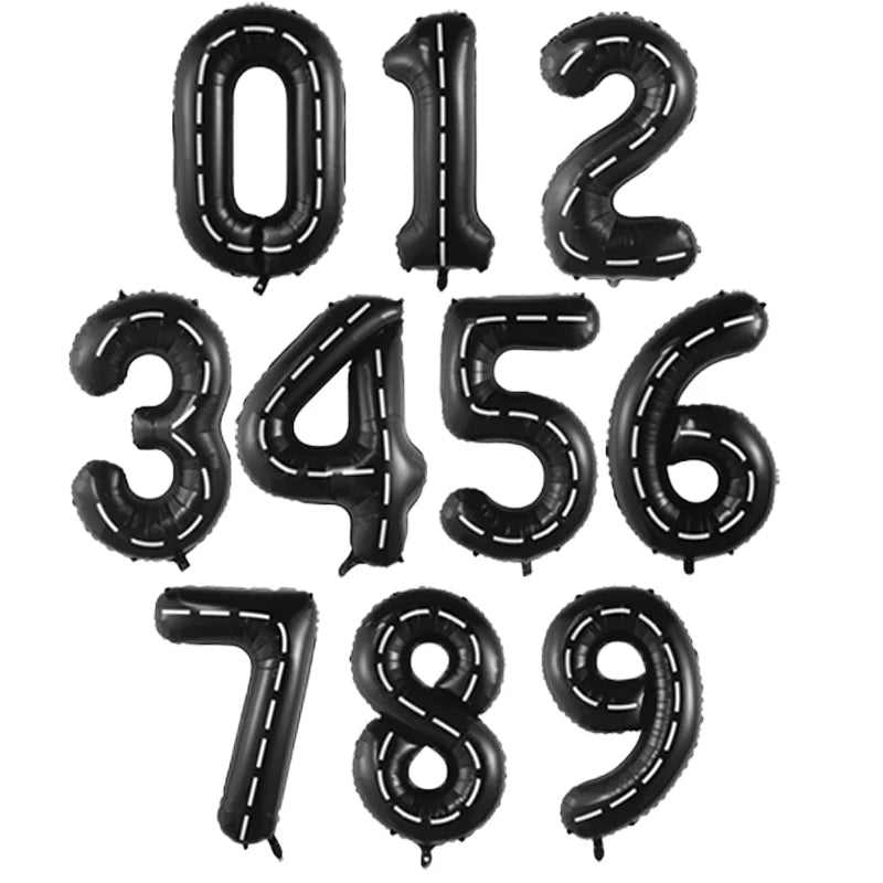 40Inch Foil Birthday Balloons 0-9 Helium Number Balloon Happy Birthday Wedding Party Decorations Shower Large Figures Globos