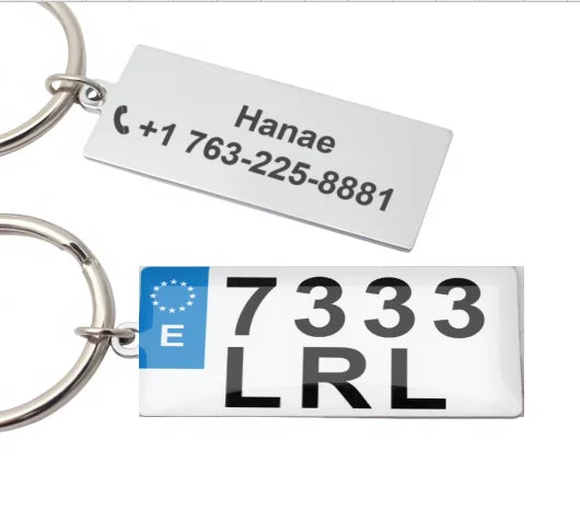 Aangepaste sleutelhangers aangepaste nummerplaat sleutelhanger gepersonaliseerde auto nummerplaat sleutelhanger foto sleutelhanger cadeau voor hem nieuwe chauffeurs