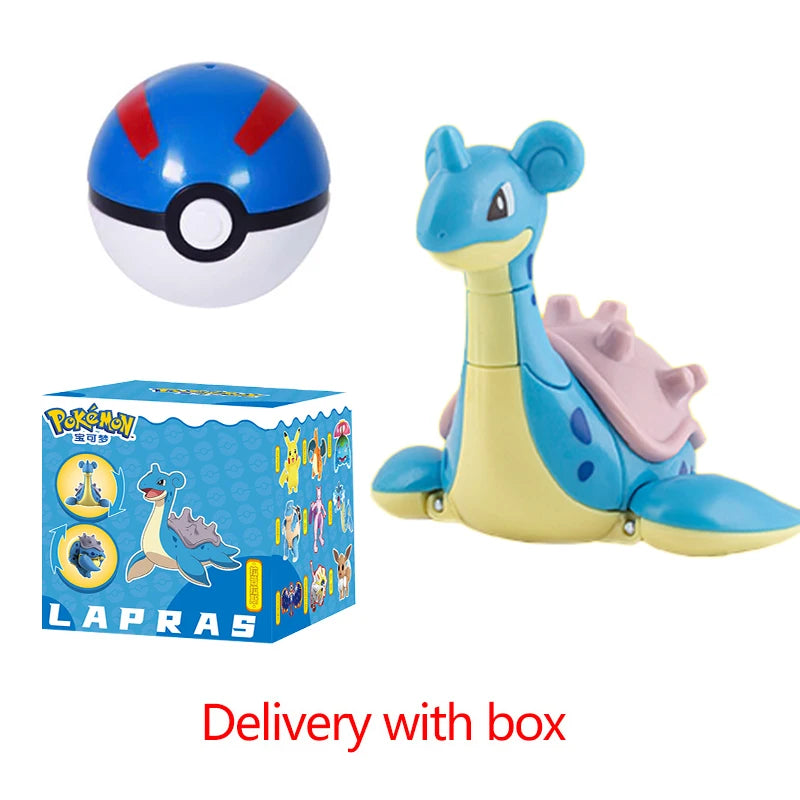 Pokemon Pokeball Figure Ball Pikachu Charizard Mewtwo Mew Eevee Gengar Lapras Blastoise Venusaur Gyarados Educational Toy Kids