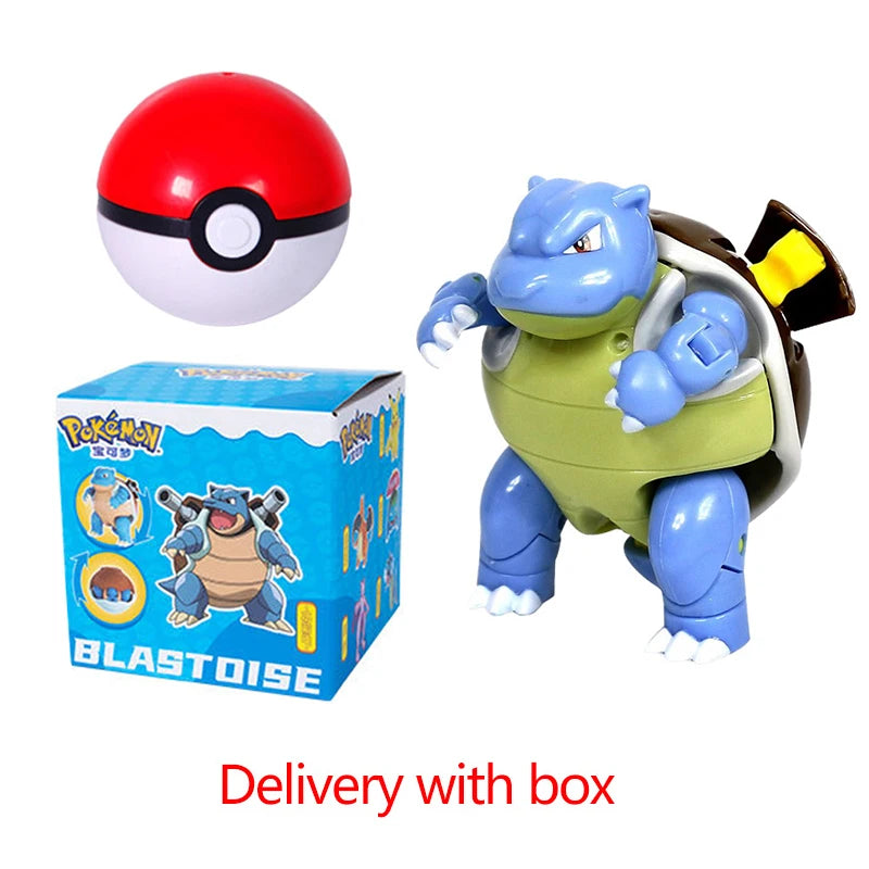 Pokemon Pokeball Figure Ball Pikachu Charizard Mewtwo Mew Eevee Gengar Lapras Blastoise Venusaur Gyarados Educational Toy Kids