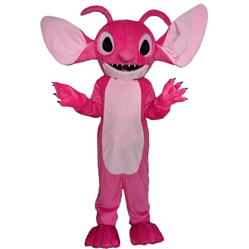 Disney Blue Stitch Lilo Mascotte Cosplay Kostuum Cartoon Hot Karakter Fancy Dress Verjaardag Carnaval Party Prestaties Props