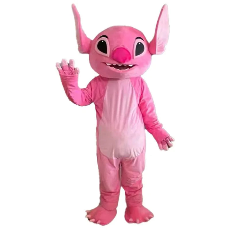 Disney Blue Stitch Lilo Mascotte Cosplay Kostuum Cartoon Hot Karakter Fancy Dress Verjaardag Carnaval Party Prestaties Props