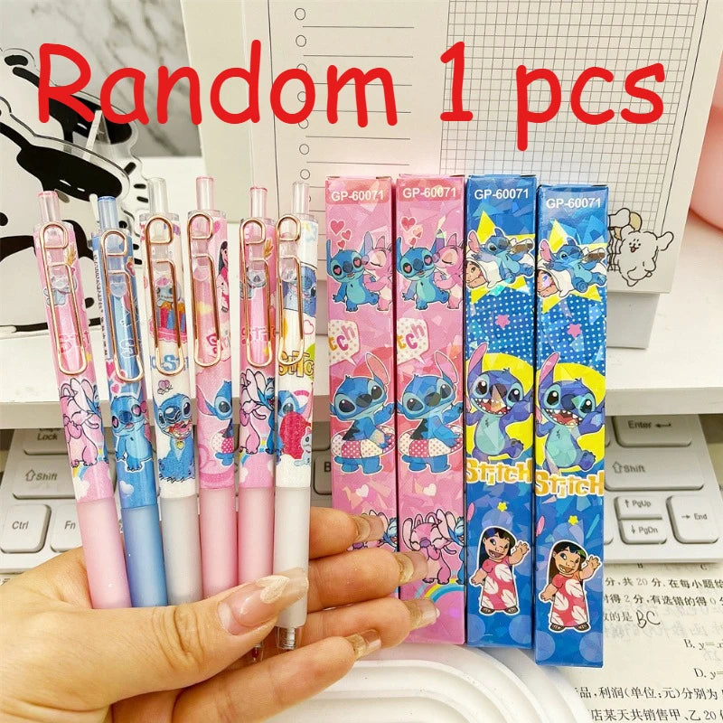 12pcs Stitch and Angel Children's Notebook and Ballpoint Pen Stationery Set, Spiral Notebook, Notepad, Birthday Gift