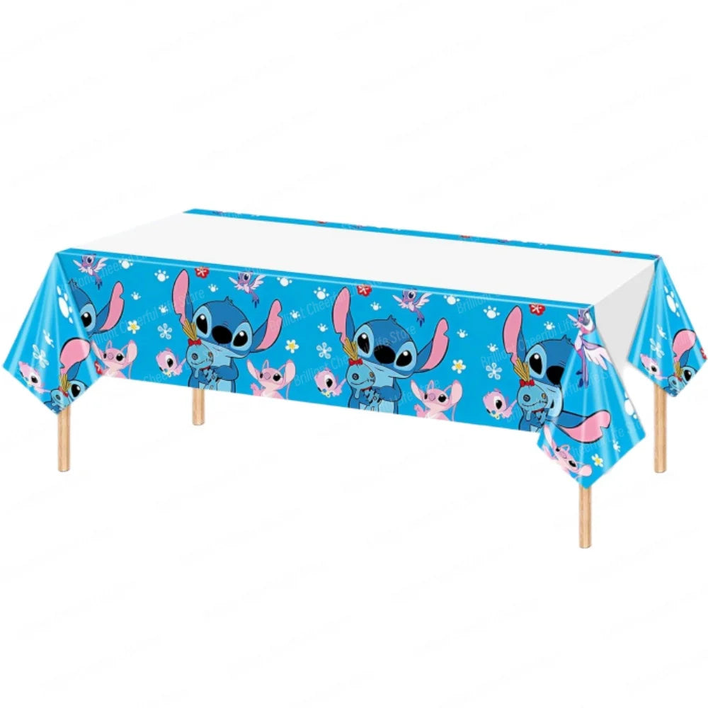 1/2/3 Stuks Disney Stitch Verjaardagsfeestje Tafelkleed Wegwerp Plastic Tafelkleed voor Baby Douche Kids verjaardagsfeestje Decoraties