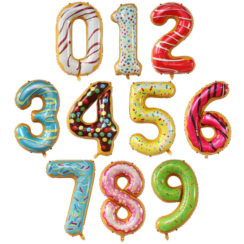 40Inch Foil Birthday Balloons 0-9 Helium Number Balloon Happy Birthday Wedding Party Decorations Shower Large Figures Globos