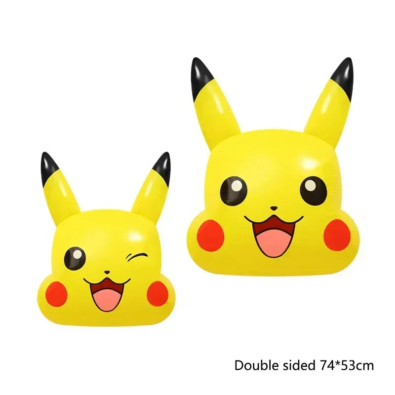 Pokemon balloon Pikachu Squirtle Bulbasaur Pikachu Human figure Aluminum balloon Decoration Supplies Kids Birthday Party Gift