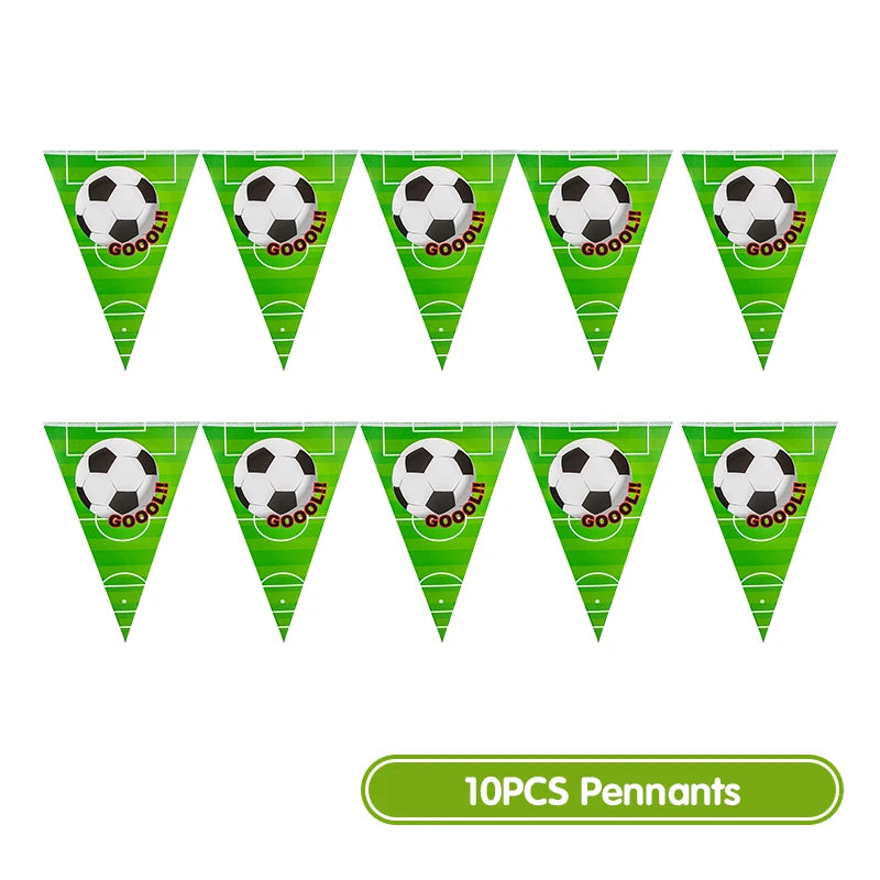 Voetbal Verjaardag Decoraties Voetbal Verjaardag Jongen Tafelkleed Achtergrond Feestartikelen Ballonnen Set Feestartikelen Kinderverjaardag